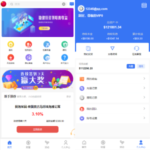 出海版多语言国际理财返利资金/八国语言基金海外项目投资金融