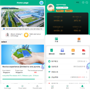 海外光伏电站投资理财系统/多语言项目投资