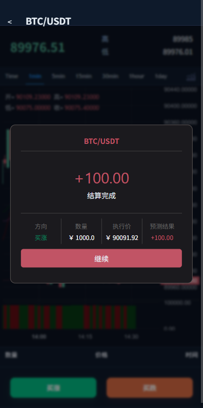 多语言微盘系统/虚拟币微交易/时间盘/秒合约